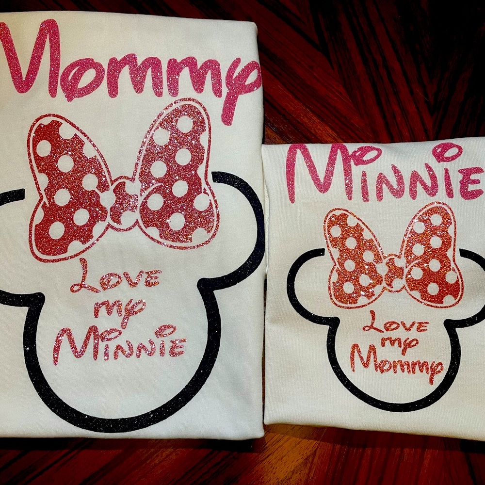 Mommy and Minnie shirts!
